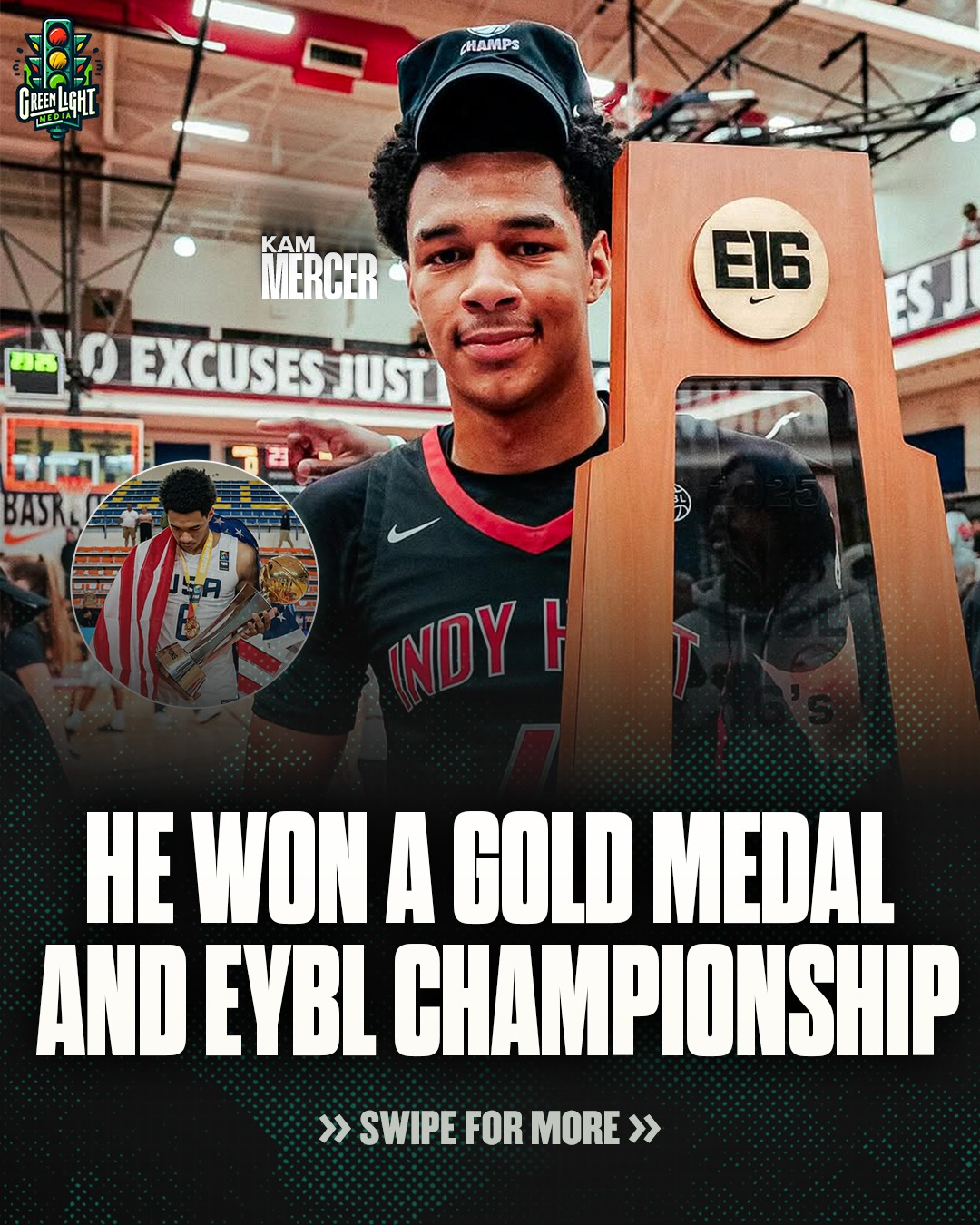 Kam Mercer Shines as Indy Heat Claims EYBL Peach Jam U16 Championship!